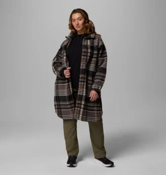 Abrigo largo de lana para mujer Wildest Venture™ – Talla grande