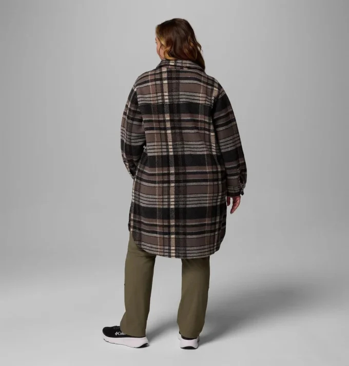 Abrigo largo de lana para mujer Wildest Venture™ – Talla grande