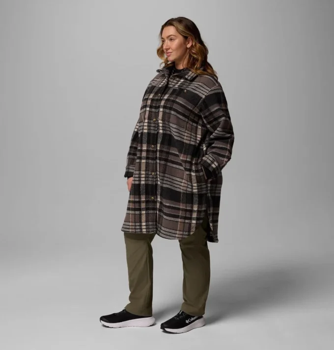 Abrigo largo de lana para mujer Wildest Venture™ – Talla grande