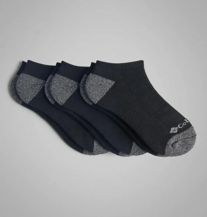 Calcetines invisibles con media almohadilla para hombre – Paquete de 3