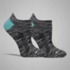 Calcetines ligeros invisibles Space Dye BRR para mujer – Pack de 2