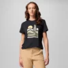 Camisa ajustada de manga corta con estampado Ruby Springs™ para mujer