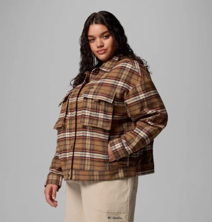 Camisa-chaqueta Wildest Venture™ para mujer – Talla grande