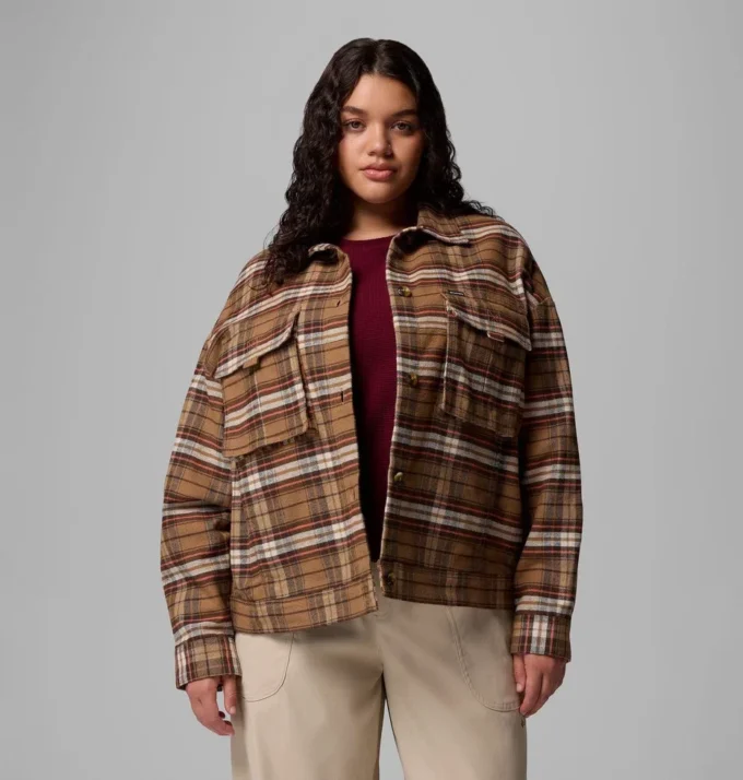 Camisa-chaqueta Wildest Venture™ para mujer – Talla grande