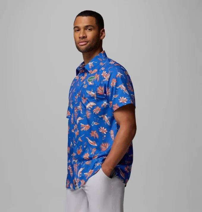Camisa Collegiate PFG Super Slack Tide™ para hombre – Florida