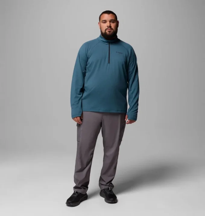 Camisa con media cremallera DriVenture™ para hombre – Talla grande Camisa con media cremallera DriVenture™ para hombre – Talla grande