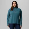 Camisa con media cremallera DriVenture™ para mujer – Tallas grandes Camisa con media cremallera DriVenture™ para mujer – Tallas grandes