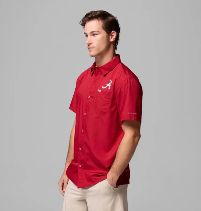 Camisa de campamento PFG Slack Tide™ para hombre – Alabama Camisa de campamento PFG Slack Tide™ para hombre – Alabama