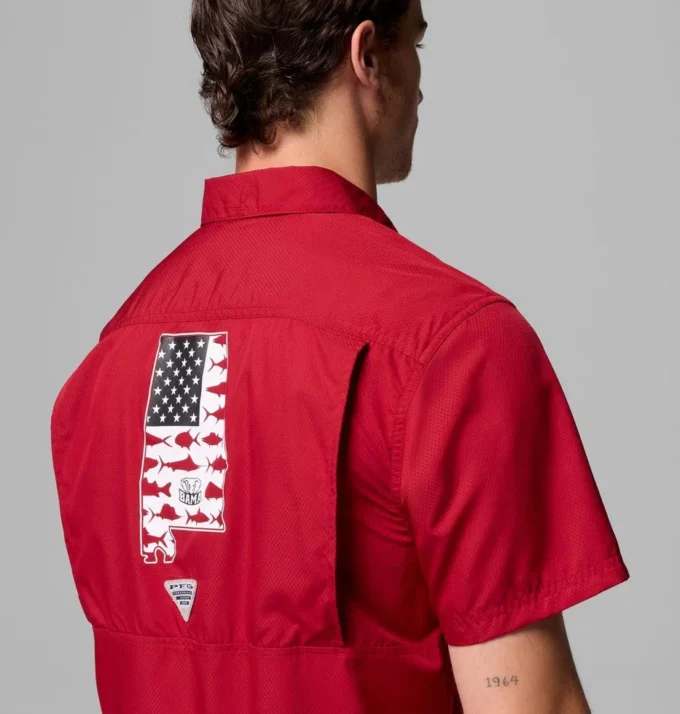 Camisa de campamento PFG Slack Tide™ para hombre – Alabama Camisa de campamento PFG Slack Tide™ para hombre – Alabama