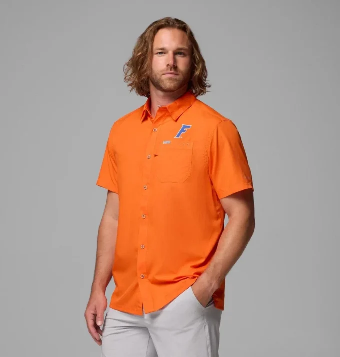 Camisa de campamento PFG Slack Tide™ para hombre – Florida
