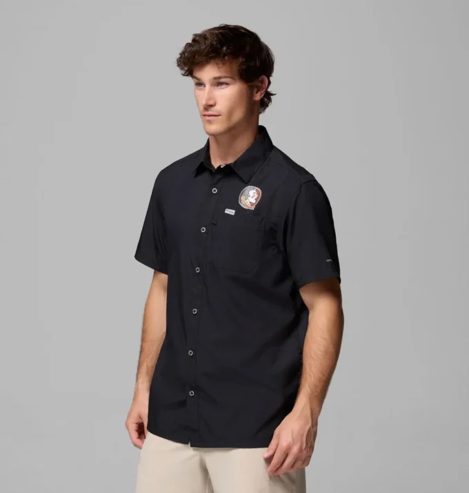Camisa de campamento PFG Slack Tide™ para hombre – Florida State