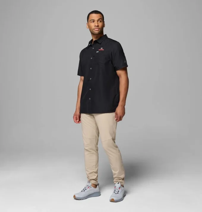 Camisa de campamento PFG Slack Tide™ para hombre, Georgia Camisa de campamento PFG Slack Tide™ para hombre, Georgia