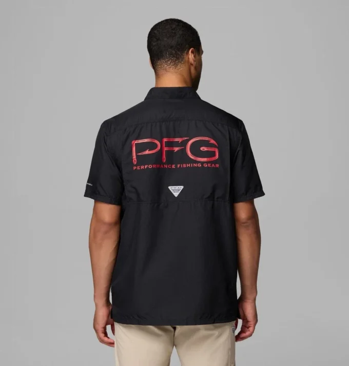 Camisa de campamento PFG Slack Tide™ para hombre, Georgia Camisa de campamento PFG Slack Tide™ para hombre, Georgia