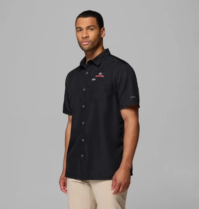 Camisa de campamento PFG Slack Tide™ para hombre, Georgia Camisa de campamento PFG Slack Tide™ para hombre, Georgia