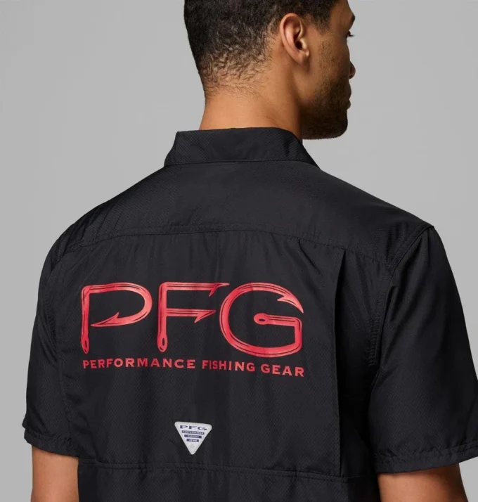 Camisa de campamento PFG Slack Tide™ para hombre, Georgia Camisa de campamento PFG Slack Tide™ para hombre, Georgia