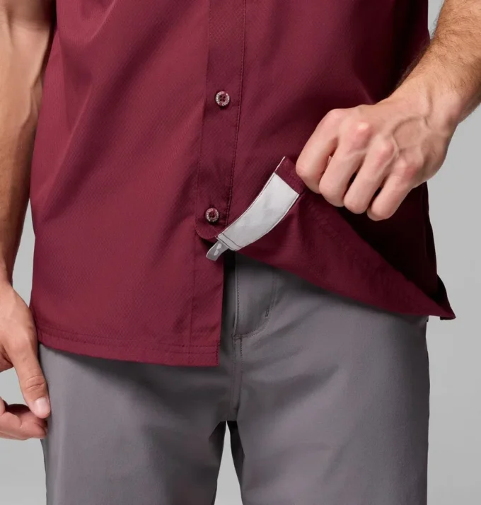 Camisa de campamento PFG Slack Tide™ para hombre – Texas A&M