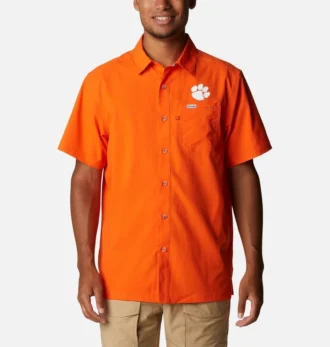 Camisa de campo para hombre PFG Slack Tide™ – Clemson