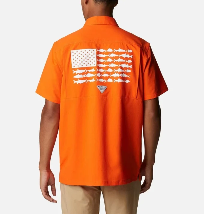 Camisa de campo para hombre PFG Slack Tide™ – Clemson Camisa de campo para hombre PFG Slack Tide™ – Clemson