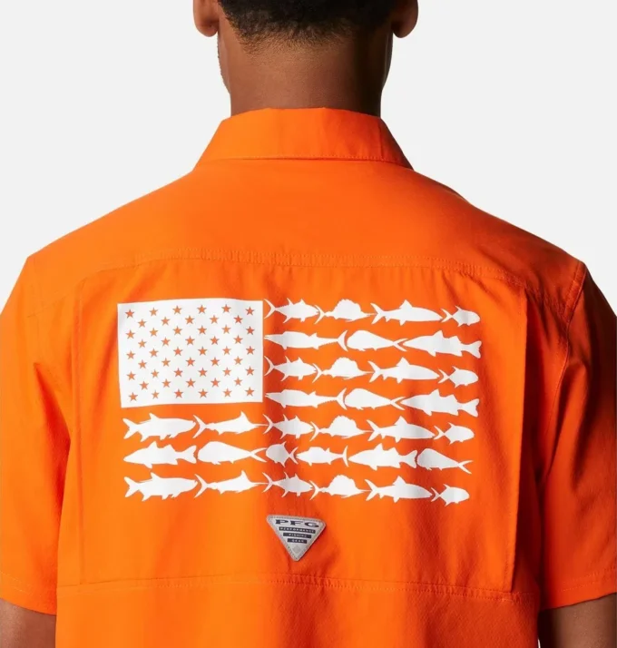 Camisa de campo para hombre PFG Slack Tide™ – Clemson Camisa de campo para hombre PFG Slack Tide™ – Clemson