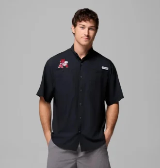 Camisa de manga corta Collegiate PFG Tamiami™ para hombre – Arkansas