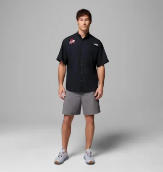 Camisa de manga corta Collegiate PFG Tamiami™ para hombre – Arkansas