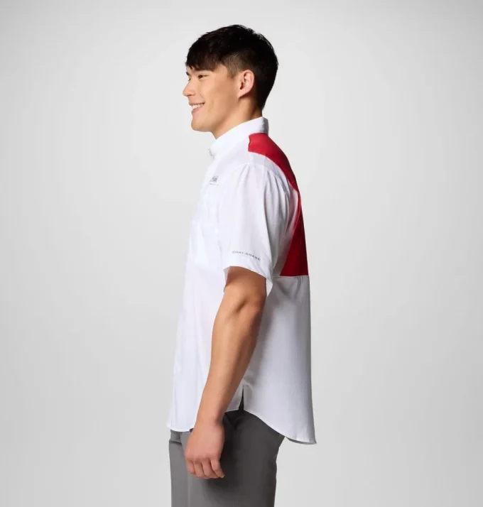 Camisa de manga corta con bloques de color PFG Tamiami™ para hombre – Kansas City Chiefs Camisa de manga corta con bloques de color PFG Tamiami™ para hombre – Kansas City Chiefs