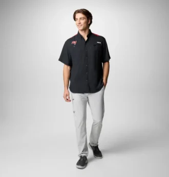Camisa de manga corta con bloques de color PFG Tamiami™ para hombre – Tampa Bay Buccaneers