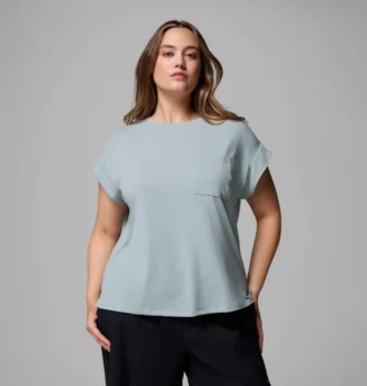 Camisa de manga corta Daniela Falls™ para mujer – Talla grande