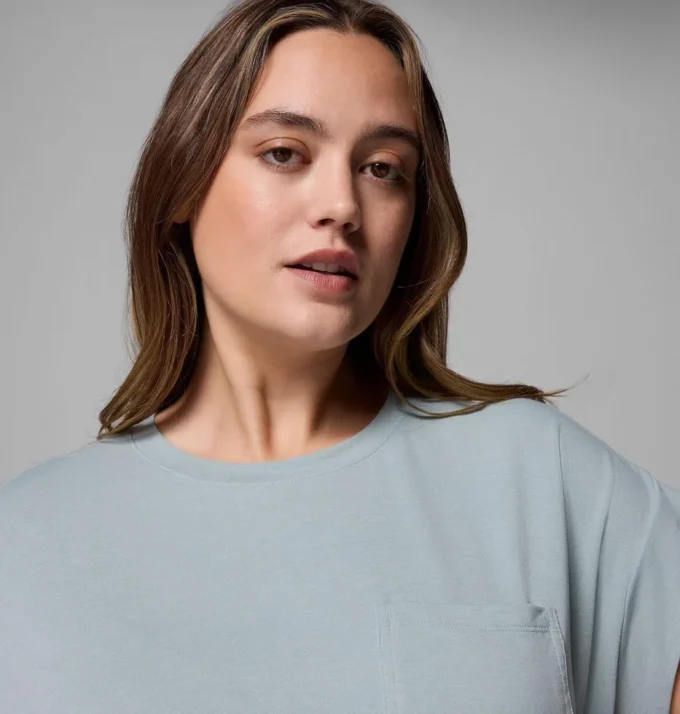 Camisa de manga corta Daniela Falls™ para mujer – Talla grande