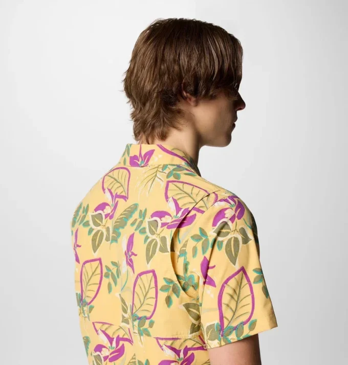 Camisa de manga corta estampada Men Tech Trail™ Utility