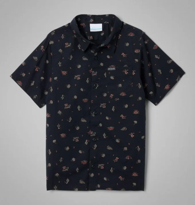 Camisa de manga corta estampada Rapid Rivers™ para niño