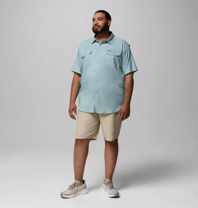 Camisa de manga corta lisa para hombre Utilizer™ II – Talla grande Camisa de manga corta lisa para hombre Utilizer™ II – Talla grande