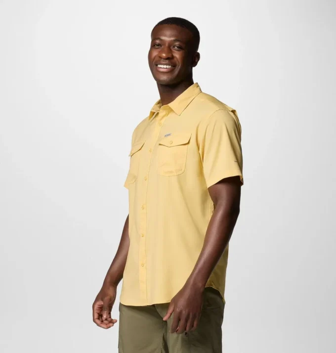 Camisa de manga corta lisa Utilizer™ II para hombre