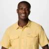 Camisa de manga corta lisa Utilizer™ II para hombre