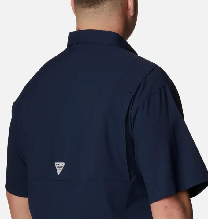 Camisa de manga corta para hombre Collegiate PFG Tamiami™ – Talla grande – West Virginia Camisa de manga corta para hombre Collegiate PFG Tamiami™ – Talla grande – West Virginia