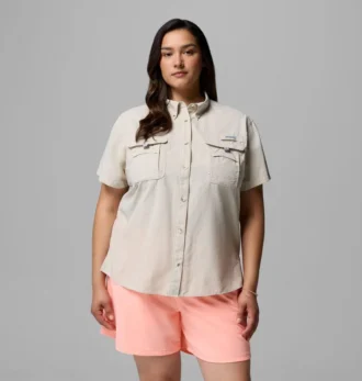 Camisa de manga corta PFG Bahama™ para mujer – Talla grande