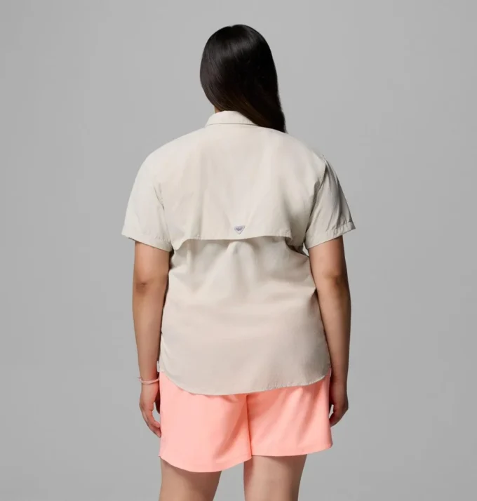 Camisa de manga corta PFG Bahama™ para mujer – Talla grande