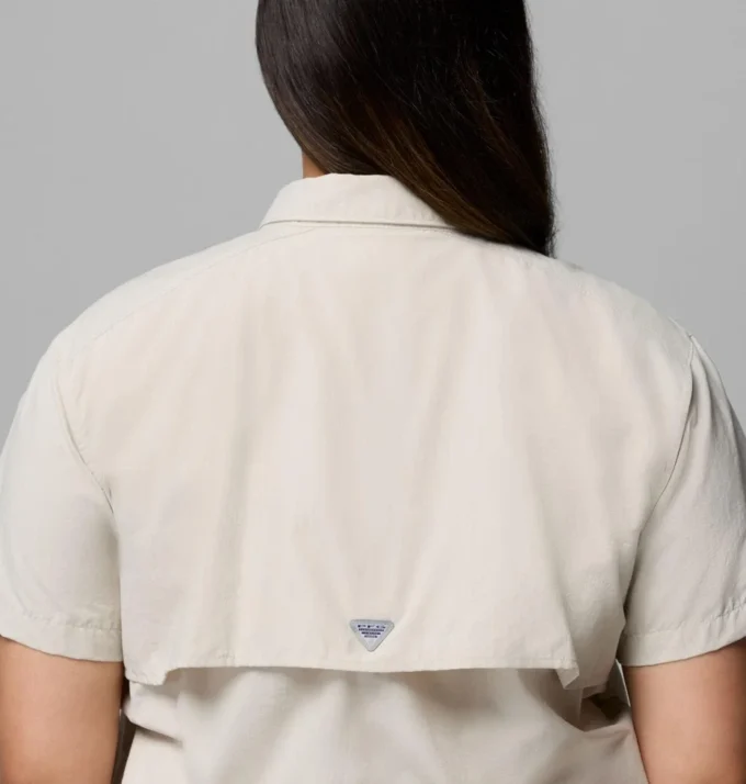 Camisa de manga corta PFG Bahama™ para mujer – Talla grande