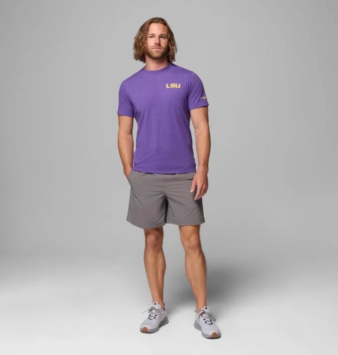 Camisa de manga corta PFG™ para hombre – LSU