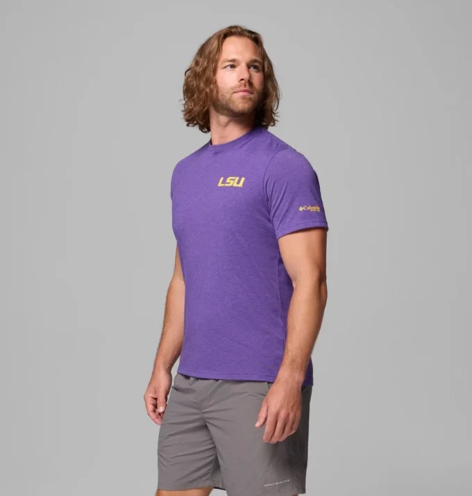 Camisa de manga corta PFG™ para hombre – LSU