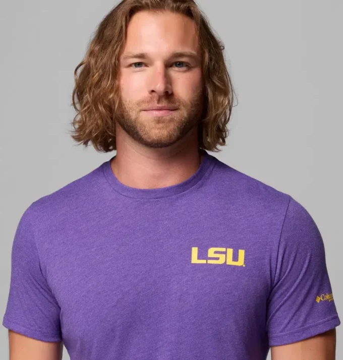 Camisa de manga corta PFG™ para hombre – LSU