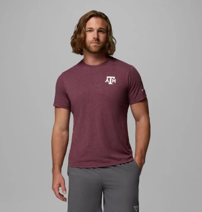 Camisa de manga corta PFG™ para hombre – Texas A&M