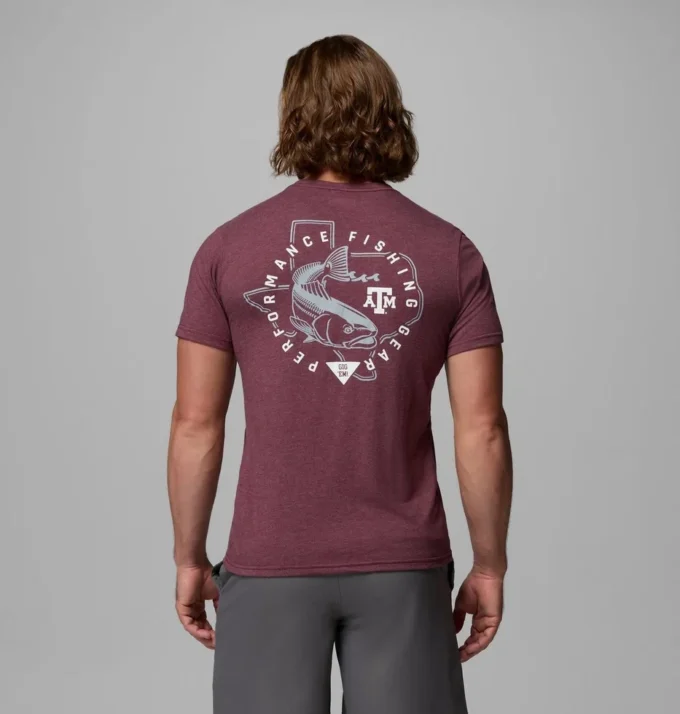 Camisa de manga corta PFG™ para hombre – Texas A&M