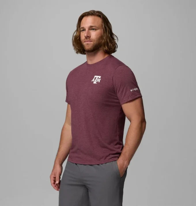 Camisa de manga corta PFG™ para hombre – Texas A&M