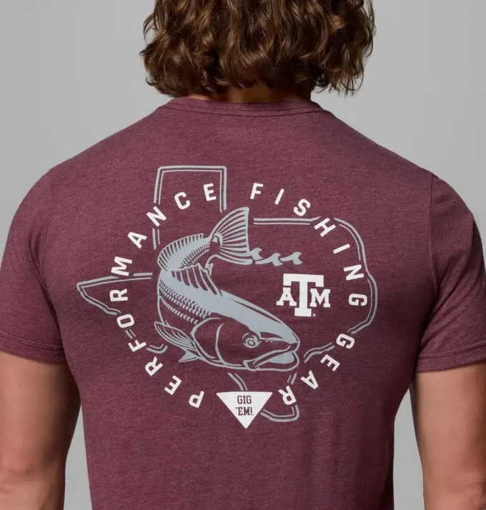 Camisa de manga corta PFG™ para hombre – Texas A&M