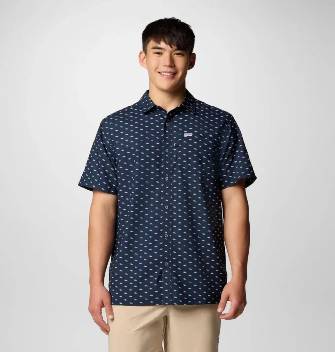 Camisa de manga corta PFG Super Slack Tide™ para hombre – Denver Broncos Camisa de manga corta PFG Super Slack Tide™ para hombre – Denver Broncos