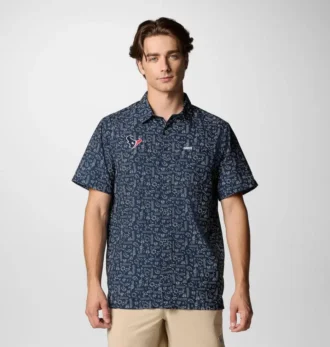 Camisa de manga corta PFG Super Slack Tide™ para hombre – Houston Texans