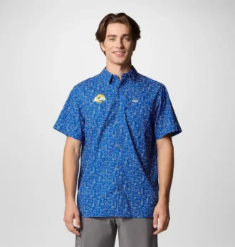 Camisa de manga corta PFG Super Slack Tide™ para hombre – Los Angeles Rams
