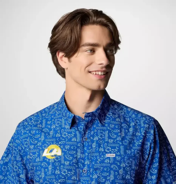 Camisa de manga corta PFG Super Slack Tide™ para hombre – Los Angeles Rams Camisa de manga corta PFG Super Slack Tide™ para hombre – Los Angeles Rams
