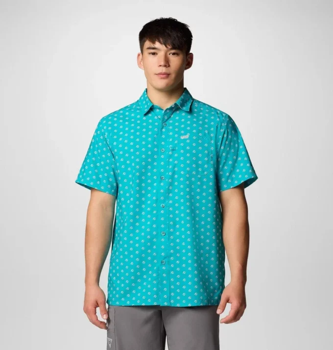 Camisa de manga corta PFG Super Slack Tide™ para hombre – Miami Dolphins Camisa de manga corta PFG Super Slack Tide™ para hombre – Miami Dolphins